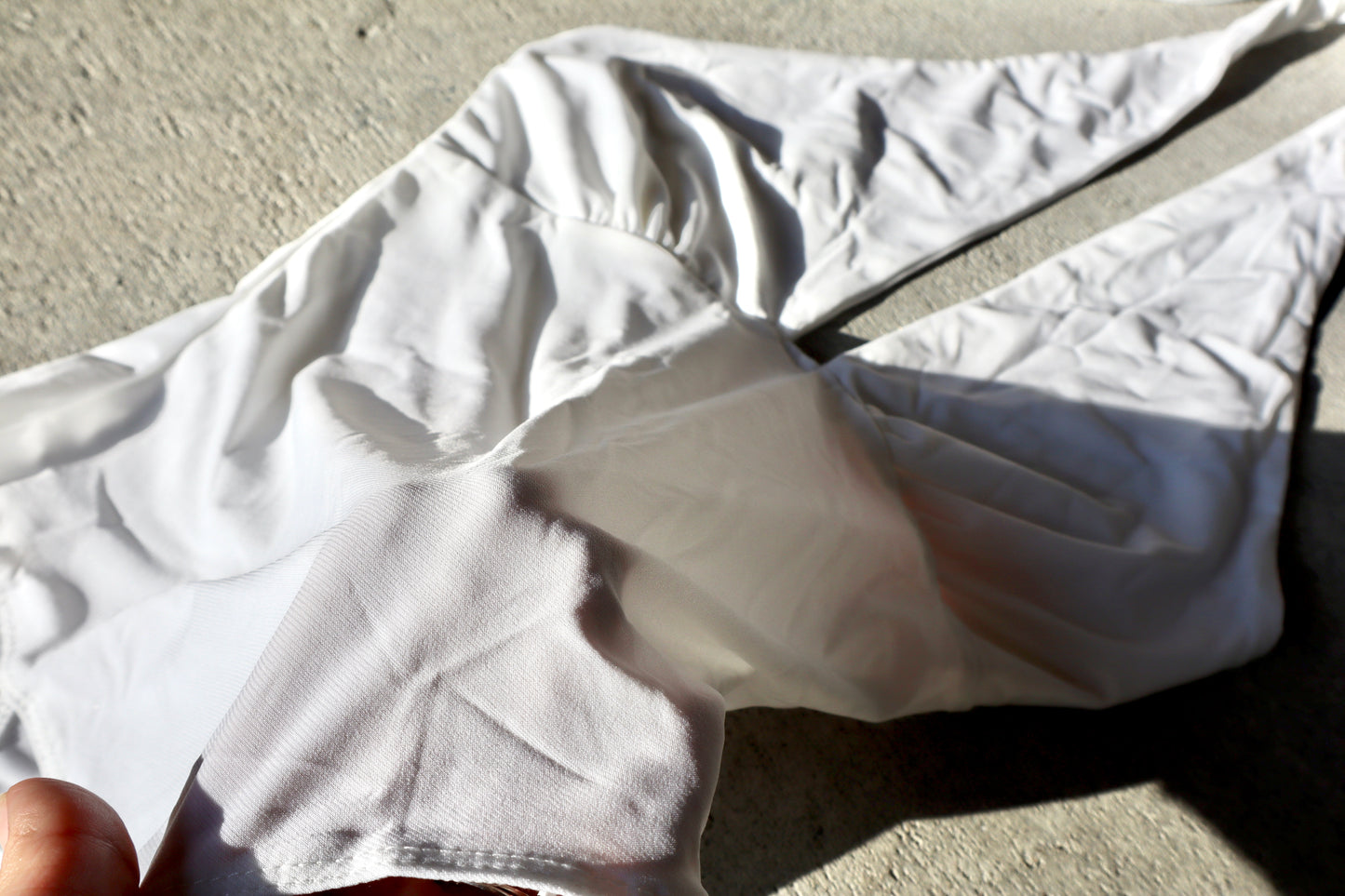 White Stretchy Bodysuit